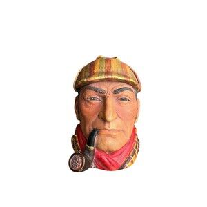 Vintage 1981 Legend Products Sherlock Holmes Solid Heavy Casting Bust